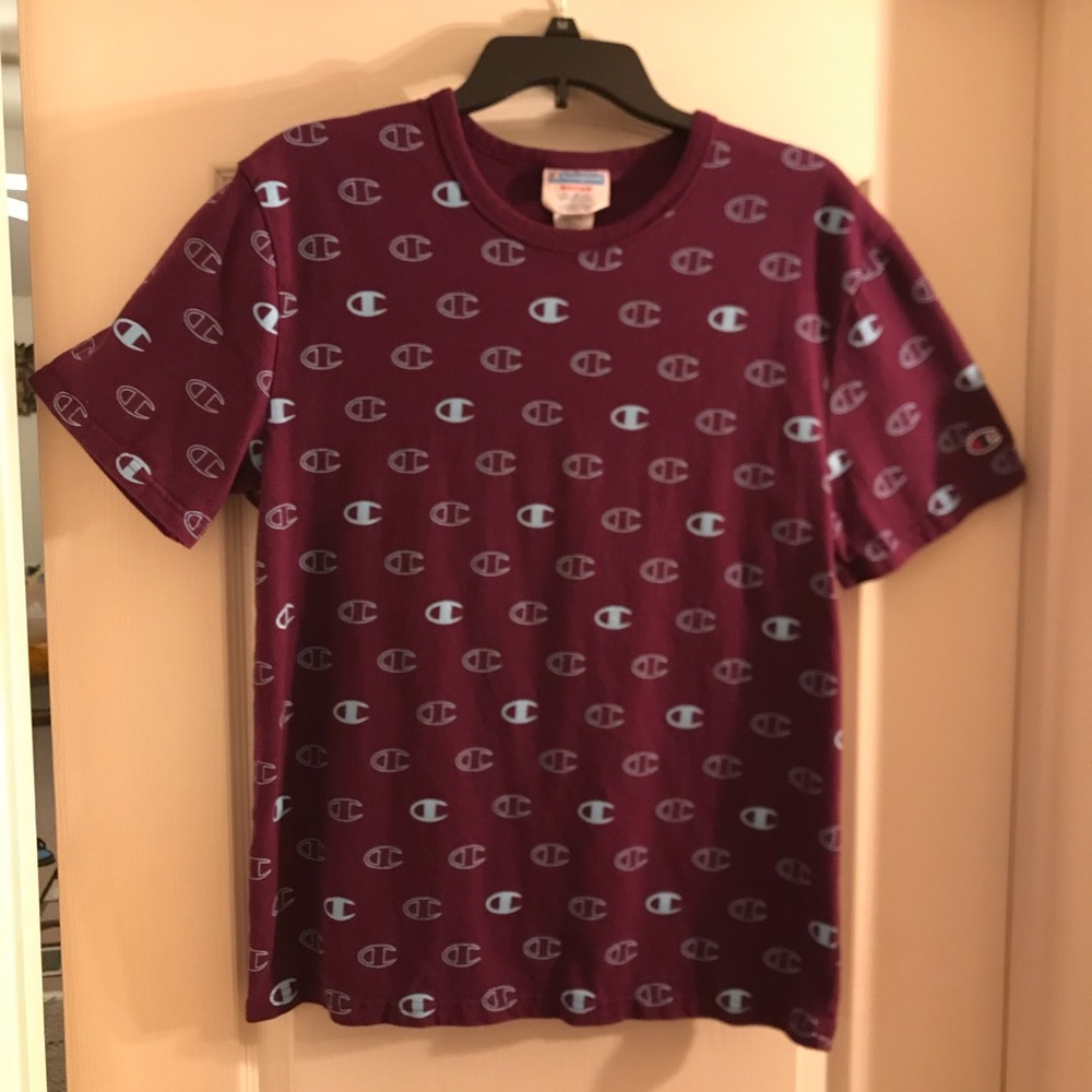 Champion brand Mens multi-color & multi-print T-shirt, SzM, excellent condition